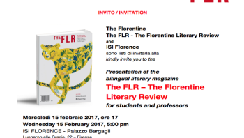 The FLR – The Florentine Literary Review