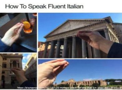 Live Like a Florentine: Italian Hand Gestures 101 - ISI Florence ...