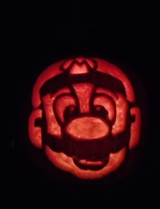 Super Mario pumpkin!