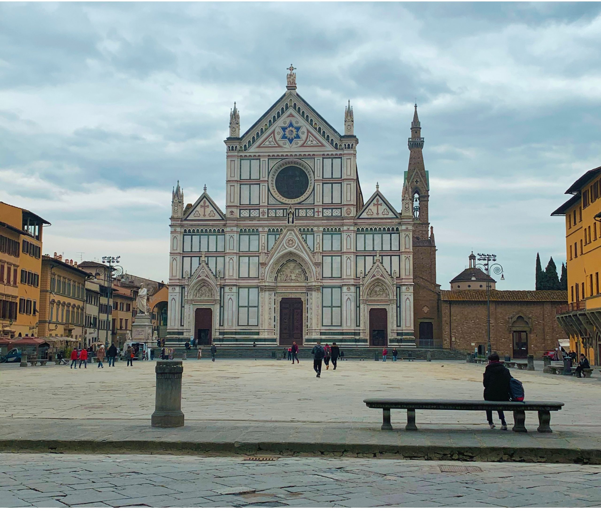 Santa Croce Basilica, home to Dante’s Monument!