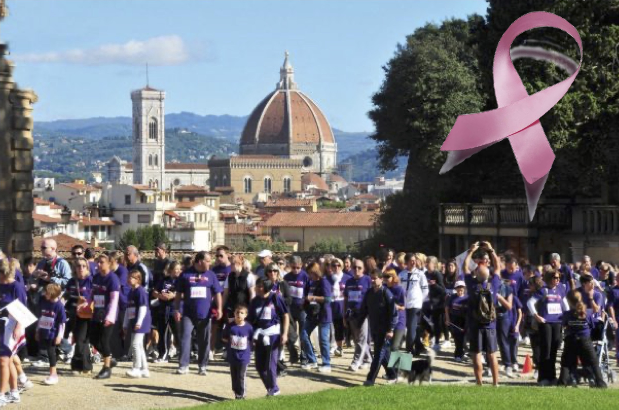 Fight BREAST CANCER Corri La Vita ISI Florence Study Abroad in