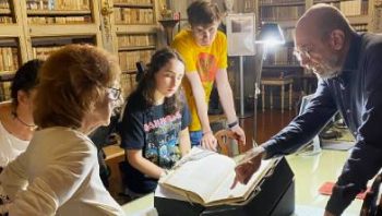 STEM Students Discover Piero della Francesca’s Archimedes Manuscript at the Riccardiana Library
