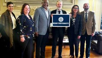 Strengthening Ties: Kean University Representatives Seal Agreement with ISI Florence