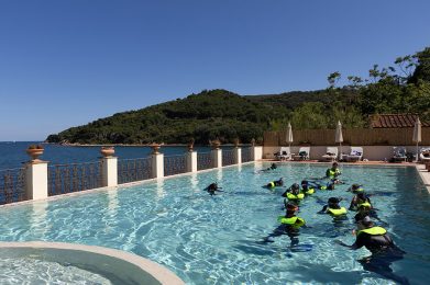 Students must be able to swim